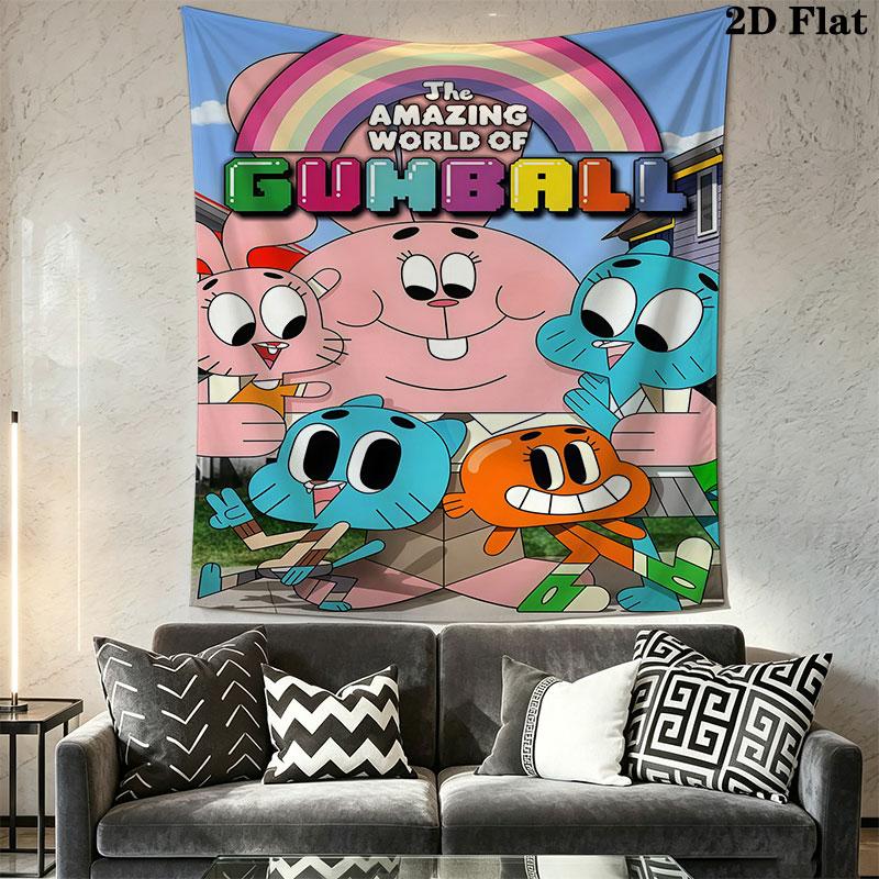 Gumball Wall Hanging Printed Fabric Blanket Decorative Tapestries for Bedroom Living Room Home Decor