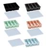 Ice Cube Tray with Container 4 Grids Clear Lid Ice Making Molds Convenient Food Grade Ice Maker Practical Kitchenwares