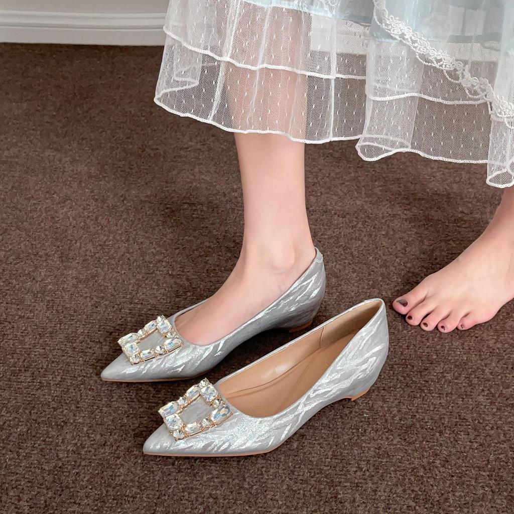 2025 French Bridal Stiletto Heels: Elegant Two-Wear Wedding and Evening Shoes for Women