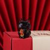 Cute Lucky Cat Statue Creative Animal Model Miniatures Art Crafts Lucky Cat Figurine  Collectible