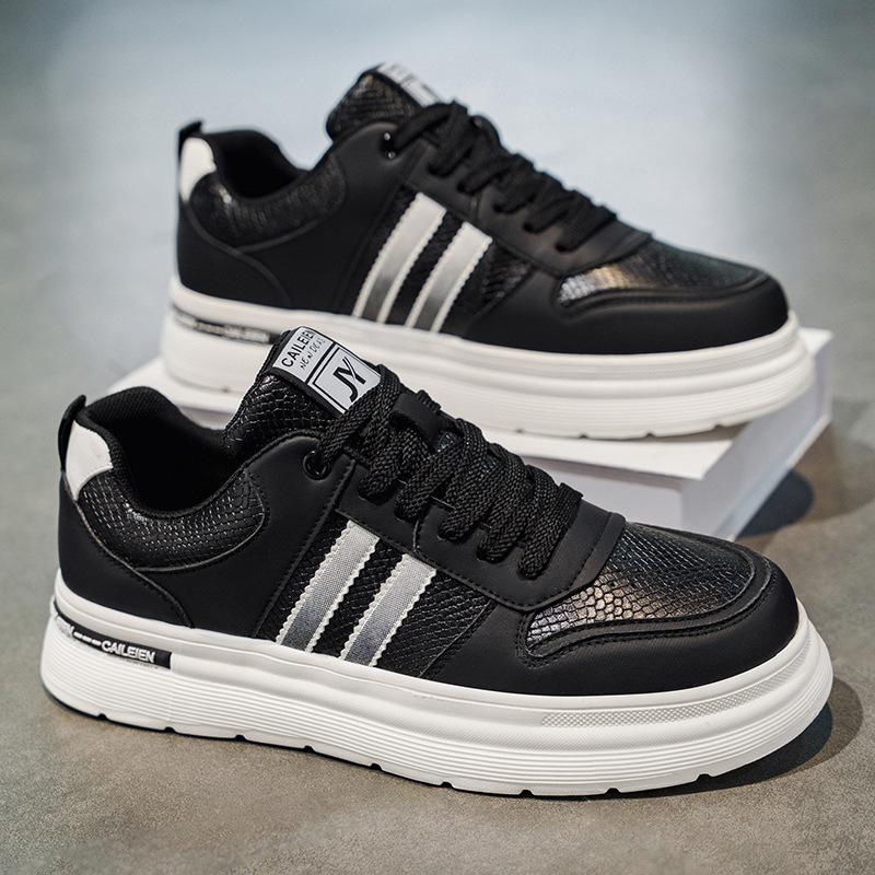Autumn men's shoes new breathable little white shoes men's trend versatile lightweight wear-resistant sports shoes casual board shoes trendy shoes