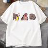 Moo Deng T Shirt Funny Baby Hippo Moo Deng Gang Tshirt Cute Baby Pygmy Hippo Moo Deng TShirts Hippo Lover Graphic Tees Clothes
