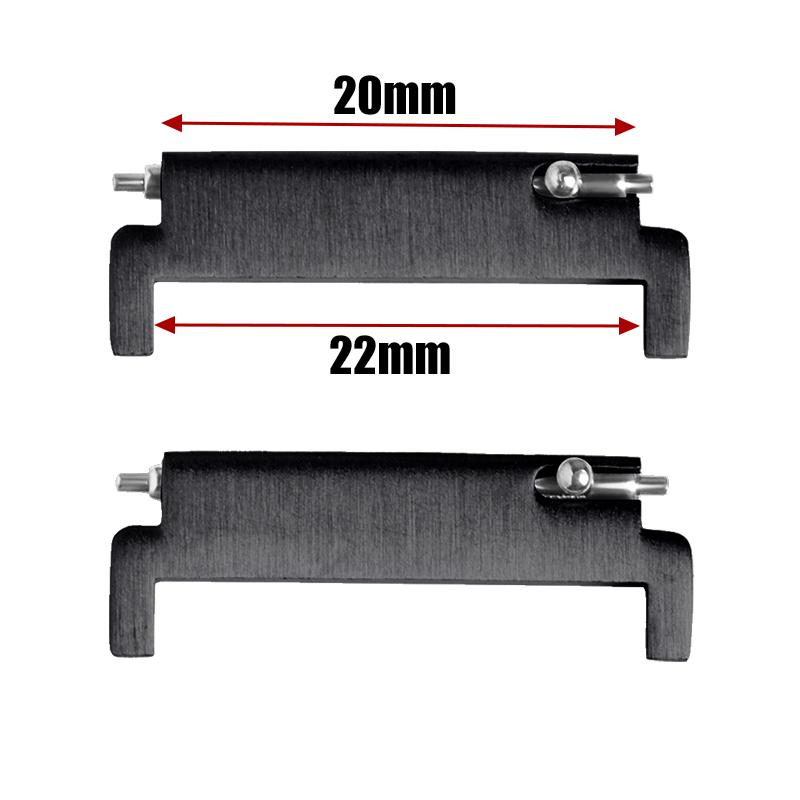 1 Para Adapter Paska do Zegarka 18mm Do 20mm 22mm, 20mm Do 18/20/22mm, 22mm Do 22mm Złącza na Szybkozłączki Akcesoria do Pasków Zegarka