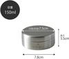 KOGU Coffee Storage Small Coffee Canister in Dishwasher Stainless with Inner Keeps Coffee Beans Compact Food Perfect Gift for Shimomura Kihan