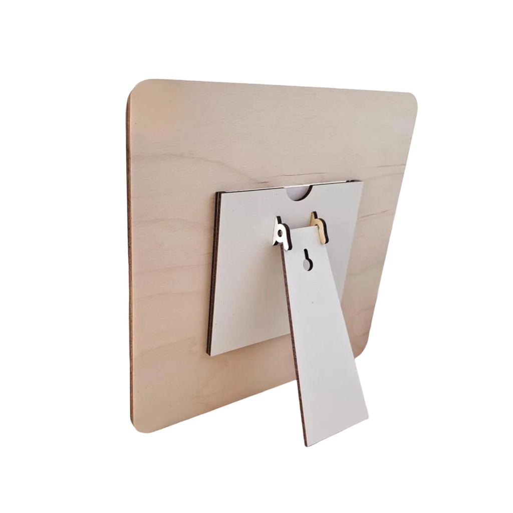 Wooden Photo Frame The Greatest Dad Ever 25cm Square Multi-Section Picture Frame Home Decoration Craft Gift for Father Display