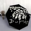 1PC Rammstein Print Umbrella, Featuring Automatic Folding, And Shielding. This Sturdy And Durable Umbrella with Eight Ribs Is Convenient for Outdoor U