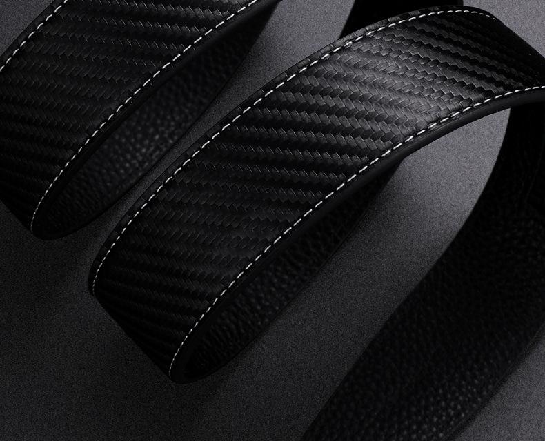 Paul Messier Herren Ledergürtel mit automatischer Doppel-G-Schnalle - Stilvoll & Vielseitig