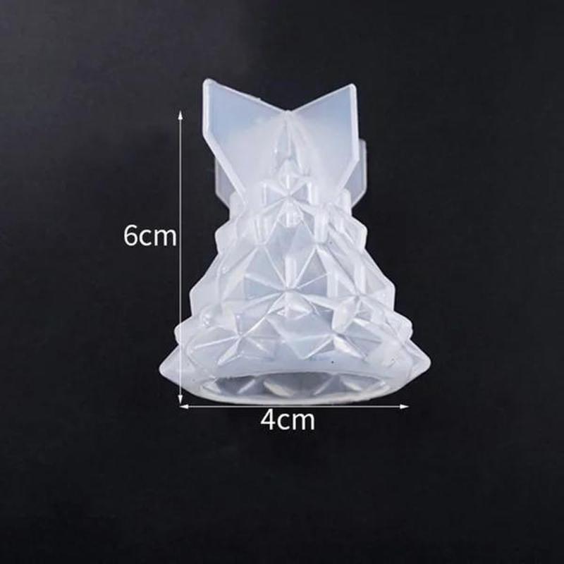 

Silicone Mold DIY Christmas Tree Bedroom Lamp Container Molds Epoxy Handmade Crafts Charms Jewelry Making Tools Wholesale светло-желтого