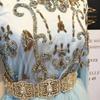 Chic Crystal Women Belt Wedding Dress Waist Chain Belt Bride Jewelry Hollow Jewelry
