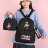 3Pcs/sst Cute Printed Backpackstudent Teenage Children Girl Boy Schoolbag Bookbag Men Women Large Capacity Waterproof Laptop Bag Mochila