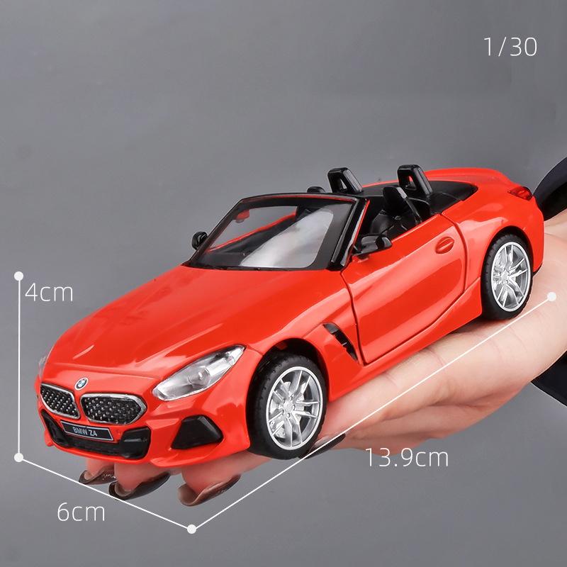 1:30 BMW Z4 M40i Leichtmetall Modellauto Spielzeug Diecasts Metallguss Sound und Licht Auto Spielzeug Für Kinder Fahrzeug