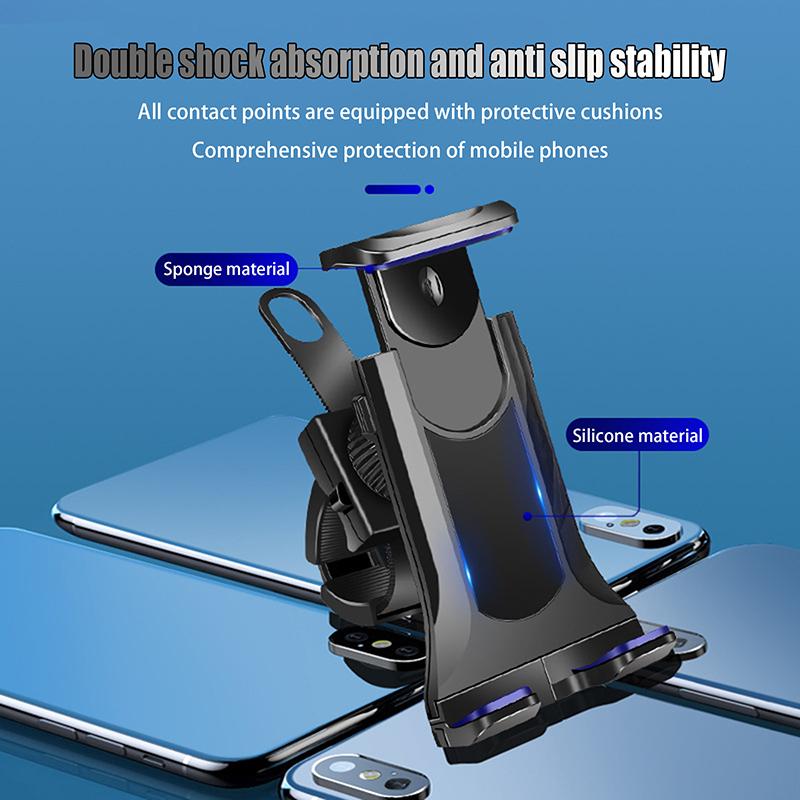 1Pc Bike Tablet Holder Indoor Gym Treadmill Handlebar Bracket Stand For Tablet Mobile Phone Support For 4-12Inch Devices Ipad