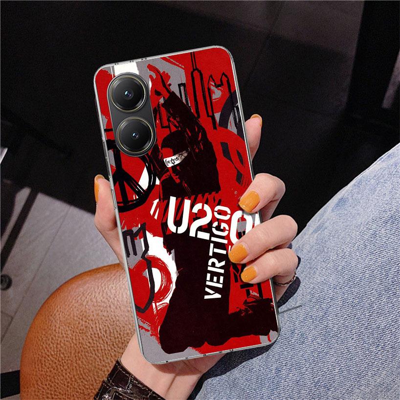 Band U-U2 Rock Phone Case For Xiaomi Poco X7 X6 X5 Pro F7 Ultra Redmi 15C 15 13C 13 12C 12 10 10A 10C 9 9A 9C 9T Cover Poco X7 X