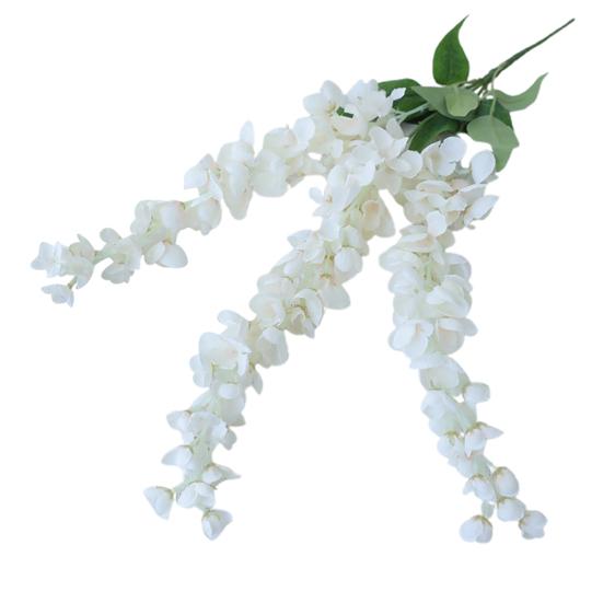 

Искусственные подвесные цветы, реалистичные поддельные цветы, лозы, устойчивые к погодным условиям, искусственные цветы для подвесной корзины, арки, внутреннего и наружного украшения бежевый