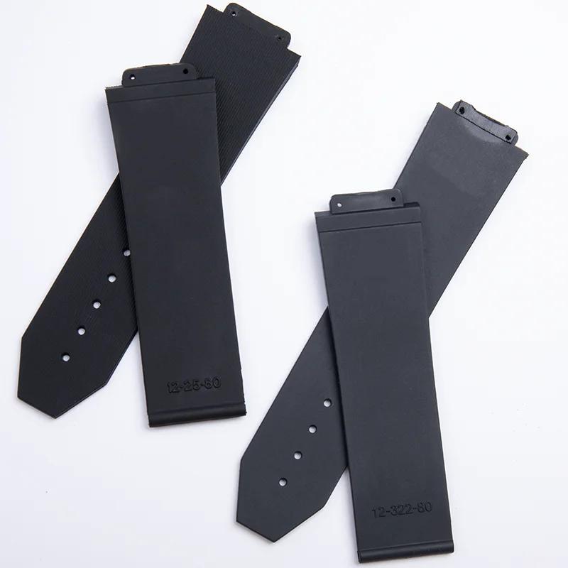 25x17mm Colorful Soft Rubber Watch Band For HUBLOT Strap For BIG BANG Series Waterproof Men's Watchband  Accessories Screwdriver