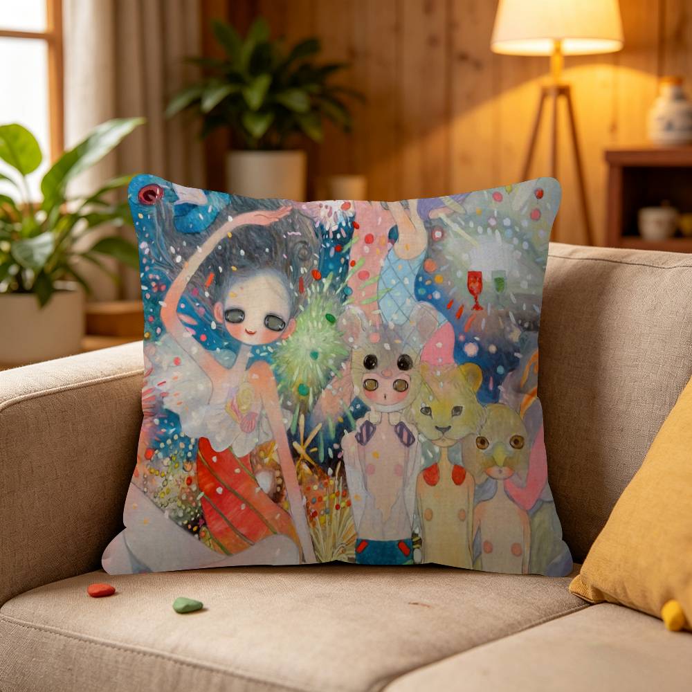 Aya Takano Pillow Anime Pillow Sofa Bed Head Pillow Cover Cushion Cover Fashion