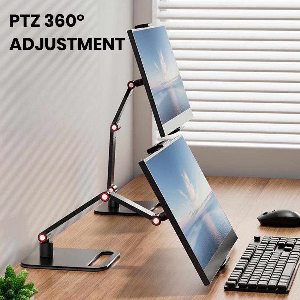 Silicone Gasket Screen Protector Adjustable Vertical Screen Stand for 17.3-inch Portable Monitor Display Bracket Universal