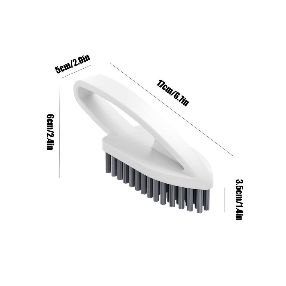 Shoe Brushes For Cleaning Leather Shoe Cleaner Handle Design Laundry Brush Multi-Function Household Cleaning Tools For Women Men