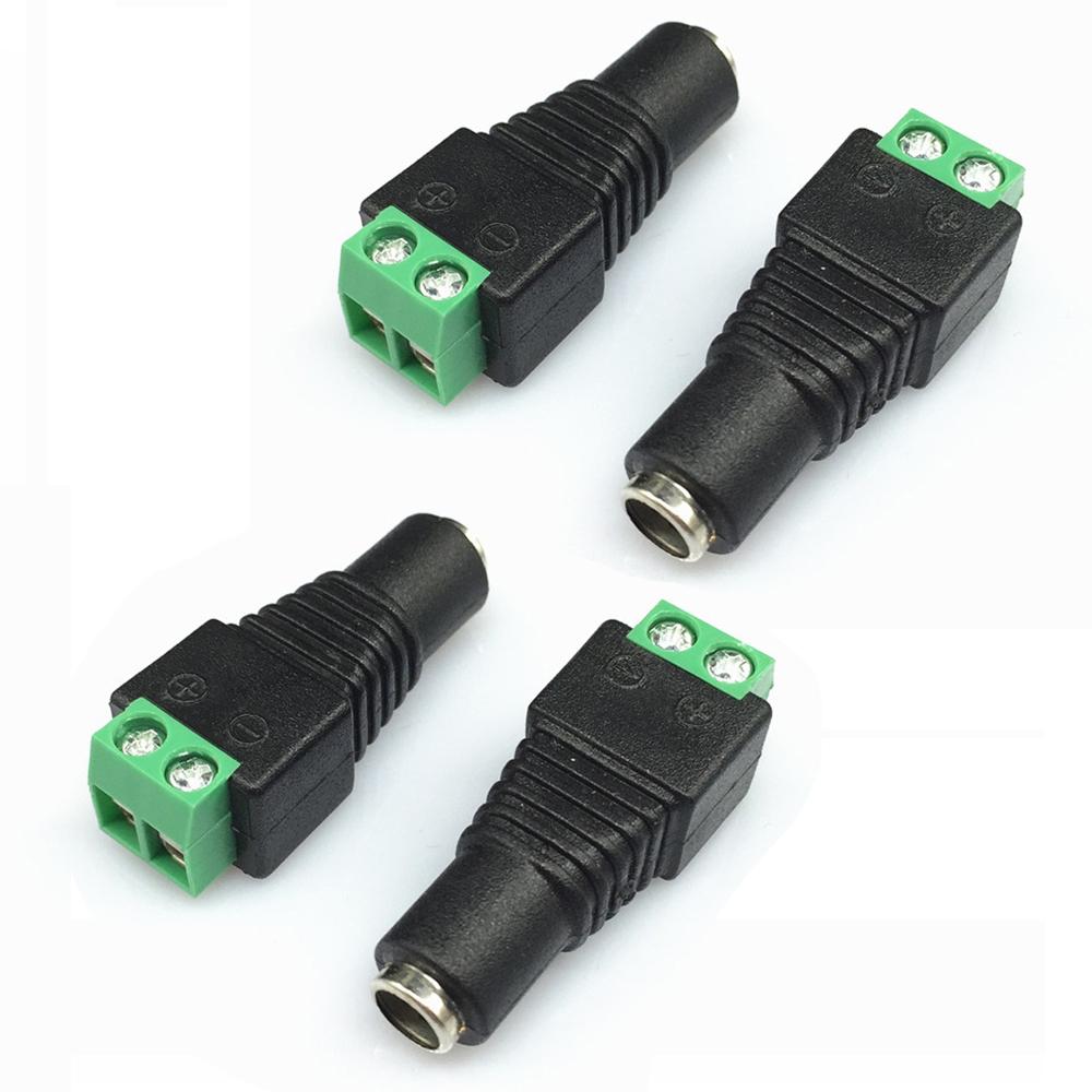 Female Male Dc Connectors Ac/dc Adapter Jack 5v 12v Power Connector Plug For Led Strip Light Cctv Camera Ac Adapter