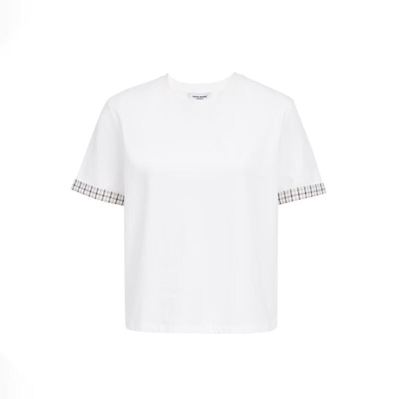 VEROMODA Women's Pure Cotton Round Neck T-Shirt