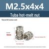 Stainless Steel Pre-embedded Injection Molding Knurled Nut M2M3M4