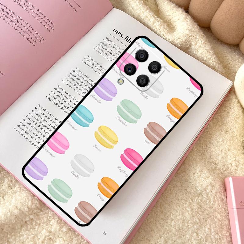 Macarons Cake Dessert Case For Samsung Galaxy M32 M52 M15 M11 M12 M13 M14 M06 M16 M36 M56 M31 M53 M35 M55 M34 M54