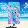 Exotischer Blumendruck Weiches Mikrofaser-Badetuch Groß Wasserabsorbierend Für Strand und Surfen