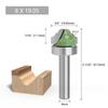 8mm Shank Router Bit Bearing Double Roman Ogee Edging Milling Cutter For Wood Woodwork Line Knife Hobbing