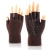 New Half-finger Gloves for Men and Women To Keep Warm In Autumn and Winter, Knitted Wool, Half-cut Leaking Fingers, Cold-proof, Thickened and Warm