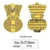 Shuibei 999 Pure Gold Princess Phone Sticker & Magnet Set - Prosperity, Peace, and Joy Design