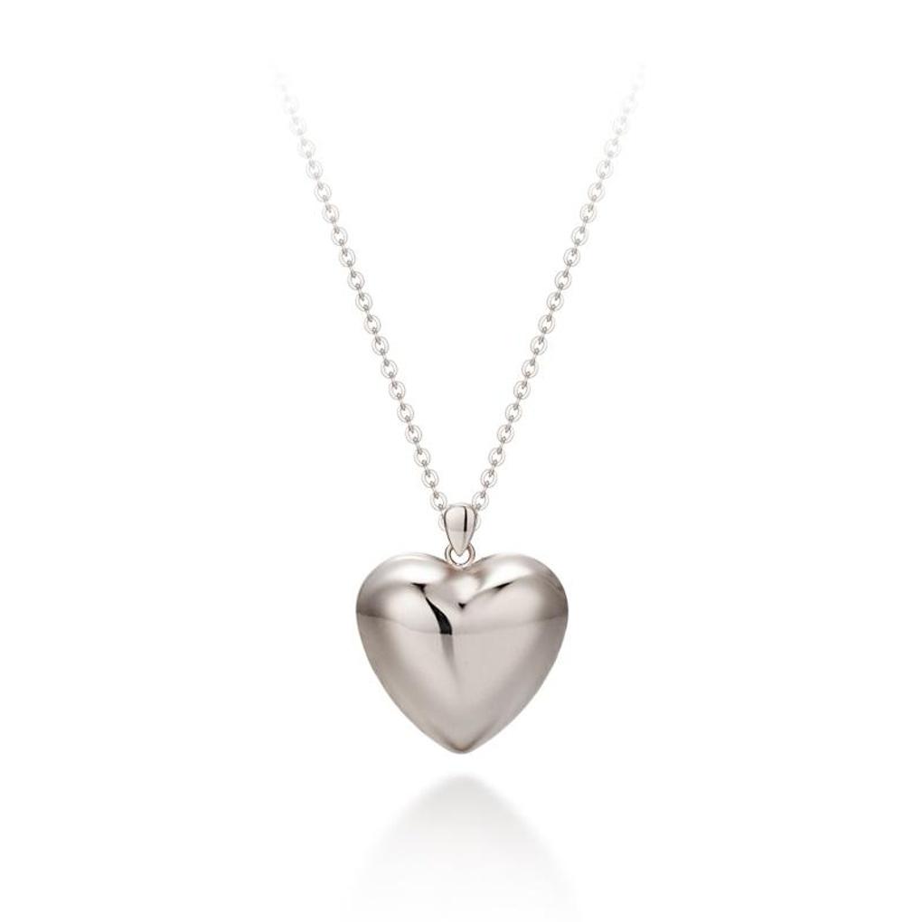 [LeShop] 14K Balloon Heart Necklace (Gold Plated)_LJ4095BRN