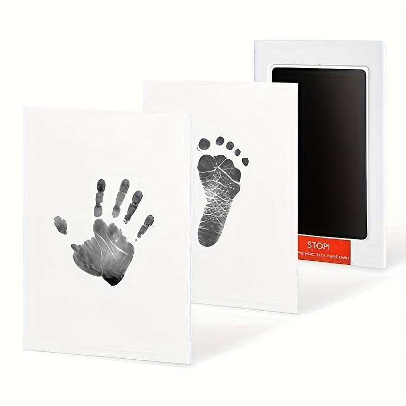 

Handprint Footprint Imprint Kit Pet Souvenirs Footprint Ink Pad S чёрный