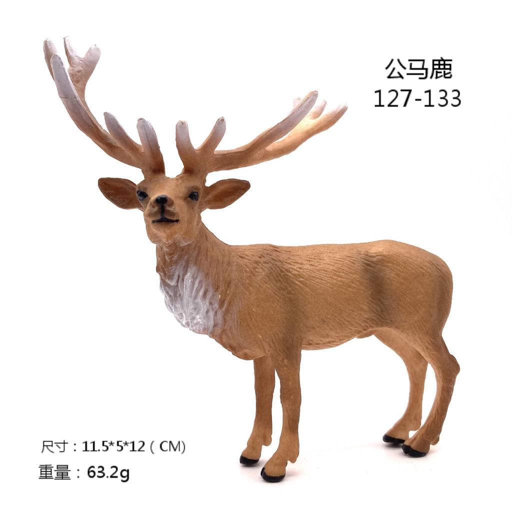 Realistic Fawn and Deer Models, Kids Solid Toys, Wildlife Animal Figurines for Home Decor