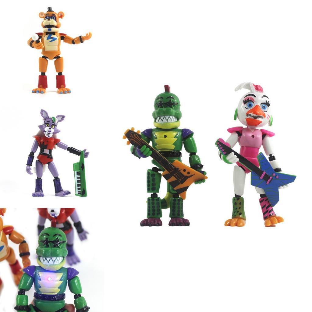 Prémiová kolekce 5 ks pohyblivých kloubových figurek Five Nights At Freddy's Security Breach