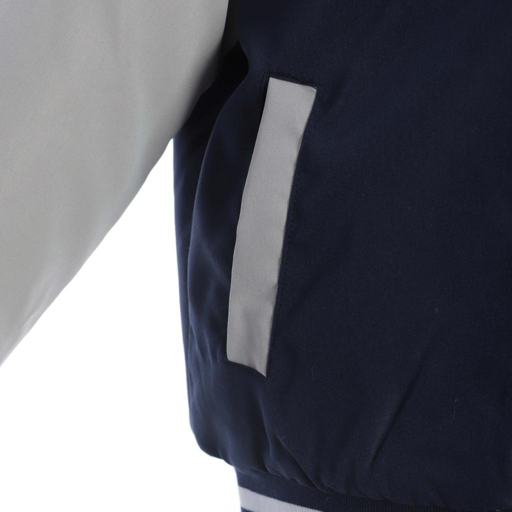 Modische rote Baseballjacke für Kinder mit warmem Fleecefutter