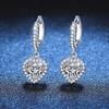 Heart-shaped Earrings, Earrings, and earrings—European and American Fashionable Light Luxury Women's Earrings and Earrings