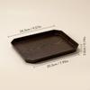 Waterproof Bathroom Vanity Tray Countertop Makeup Organizer Stackable Octagon Plastic Wood Grain Perfume Cosmetic Storage Tray