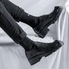 Business Leather Dress Shoe Men Cone Toe Niche Design Fashion Casual Increase Leather Shoes Male Japan Korean Streetwear Commute