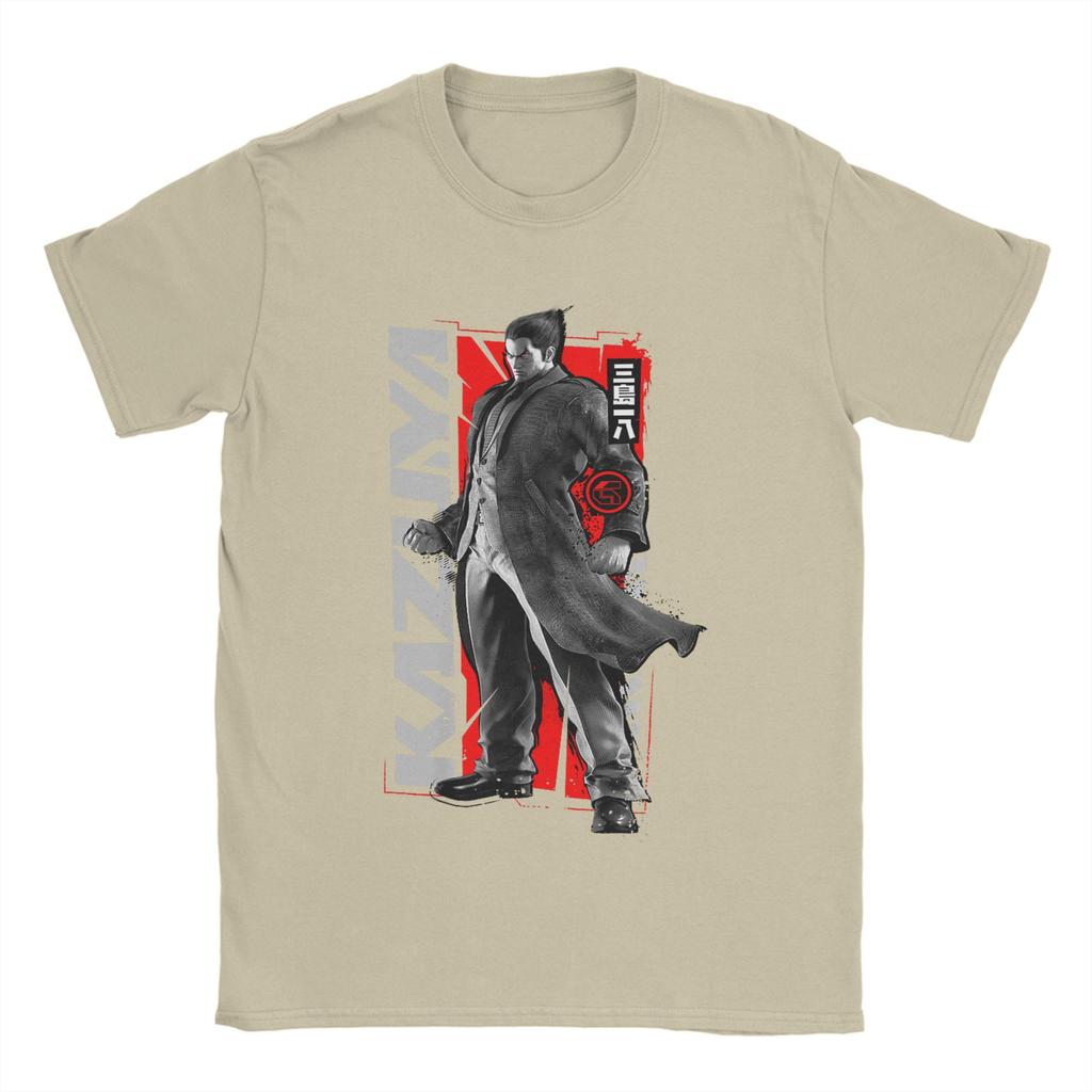 Mens Tekken Game T Shirt Cotton Clothing Vintage Short Sleeve Round Neck Tee Shirt Plus Size TShirts