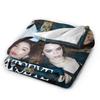 Katseye Kpop Gestrickte Decken Fleece Lara Manon Megan Leichte Überwurfdecke für Bettwäsche Sofa Bett Teppich