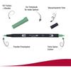 Tombow Graphic Marker Dual Brush Pen ABT 312 Water-Based AB-T312