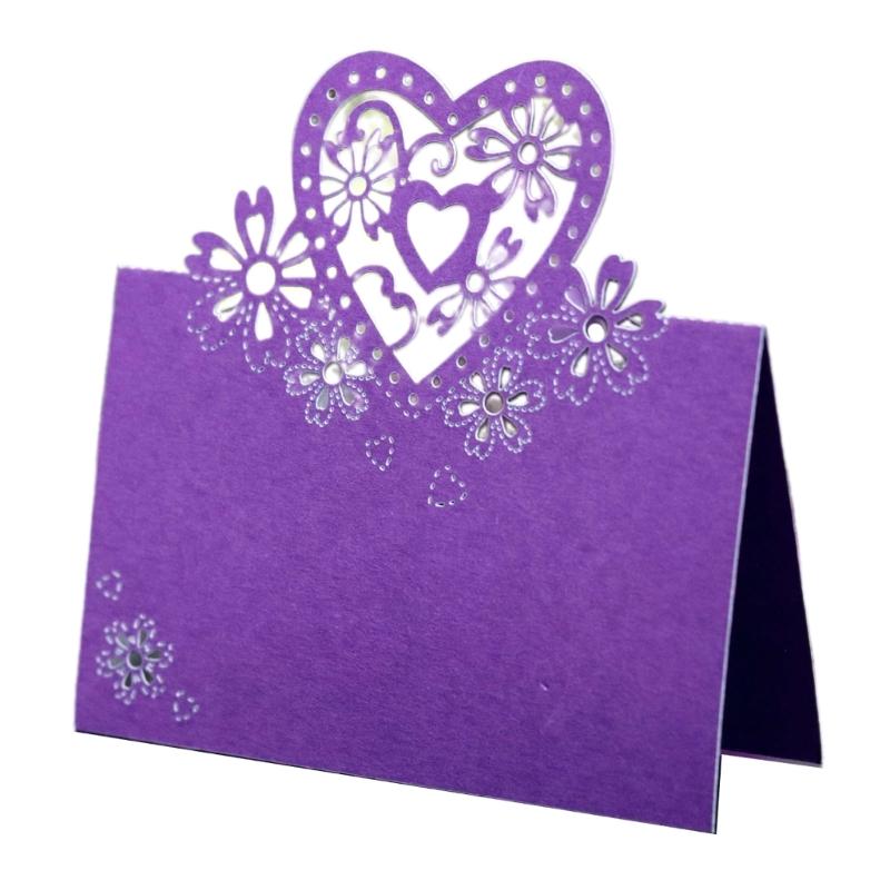 50Pieces Heart Shape Table Setting Number Cards Wedding Table Name Cards For Table Setting Wedding Christmas Banquets