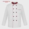 "Unisex Long Sleeve Chef Uniform for Autumn & Winter - Ideal for Hotels, Restaurants, and School Canteens"