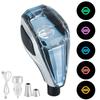 For Nissan MBQ0Car Crystal Gear Shift Head LED Illuminated Logo Gear Head for Nissan X-trail Qashqai Rogue Kicks Tiida Altima Versa Juke Altima