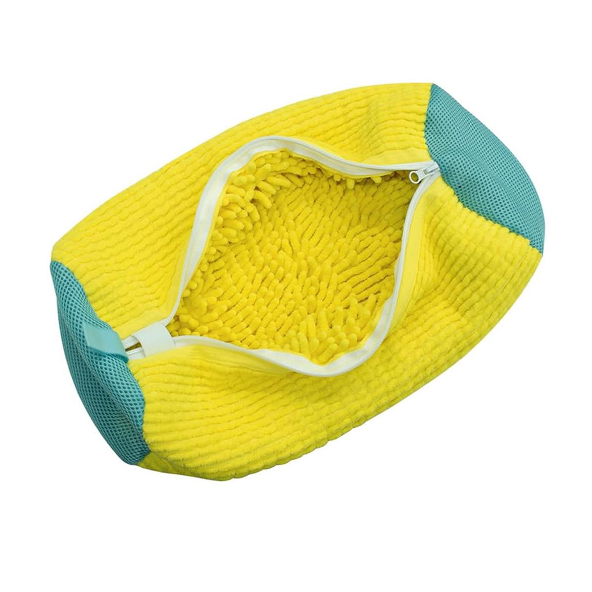 

1/2PCS Shoes Wash Bag Padded Net Shoes Laundry Bags Protector Fluffy Fibers Polyester Shoe Washing Machine Bag Anti-deformation