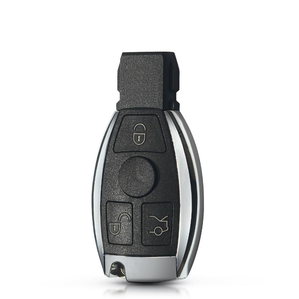 KEYYOU 10pcs 2/3/4 Buttons Keyless Entry Remote Car Key For Mercedes Benz Year 2000+ Supports Original NEC and BGA Smart Key