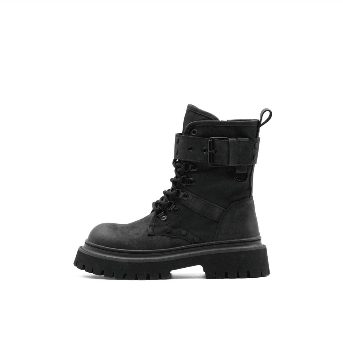 

Женская обувь 2024 года, высококачественные женские ботинки с боковой молнией, модные ботинки с перекрестной шнуровкой для офиса и карьеры, новые ботинки до середины икры с круглым носком 40