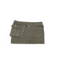 No Extra Touch Dyed Belted Bag Studded Mini Skirt Shorts (Khaki) / 26Smsk002Kh