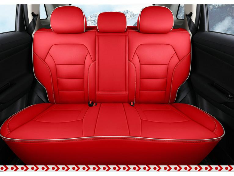 Full Surround Five-Seat Car Cover - Genuine Leather, All-Season Cushion for Any Model
