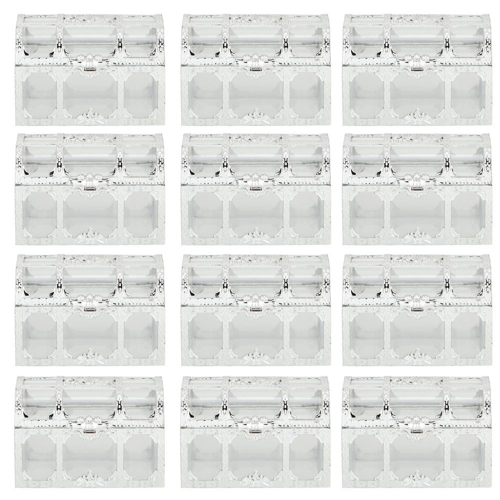 12pcs Hollow   Box Chocolates Container Ornamnet Gift Jar Decoration for Wedding Party